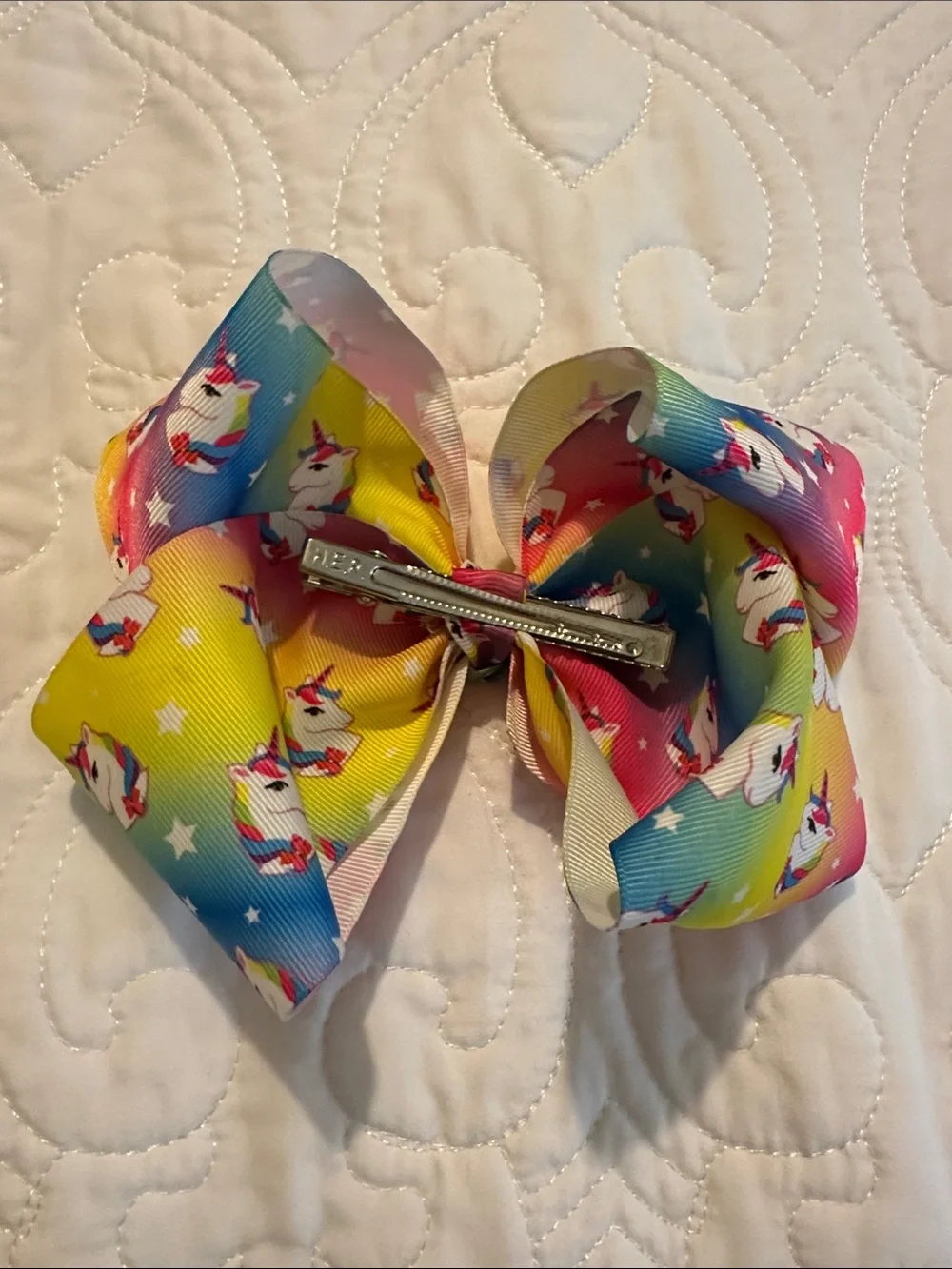 JoJo Siwa Rainbow Unicorn, Mermaid Green & Black Emoji Hair Bows